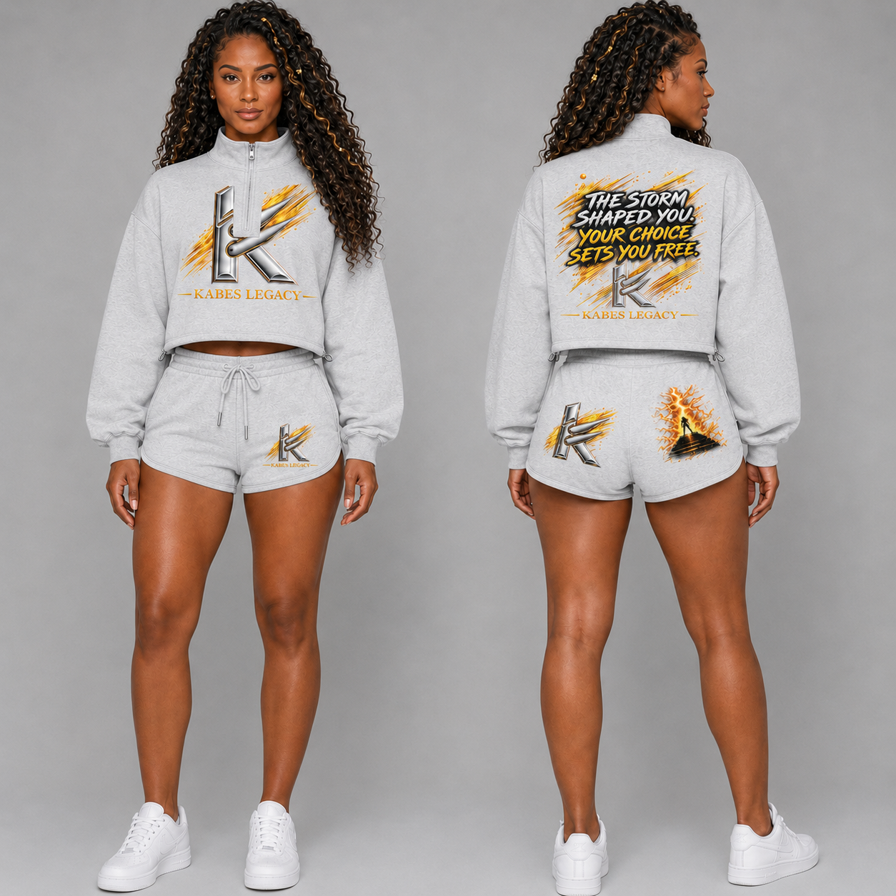 Women’s Mock-Neck Quarter-Zip Sweatshirt
