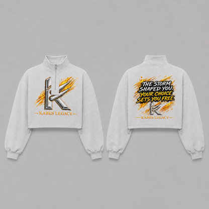 Women’s Mock-Neck Quarter-Zip Sweatshirt