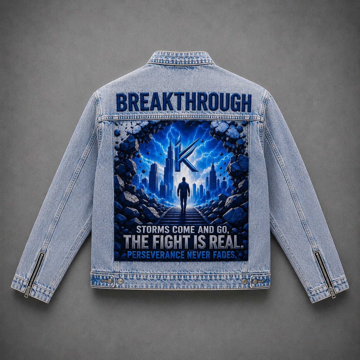 KABES Breakthrough Vintage Wash Denim Jacket