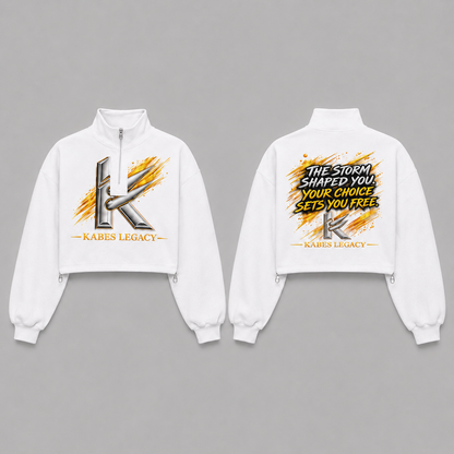 Women’s Mock-Neck Quarter-Zip Sweatshirt