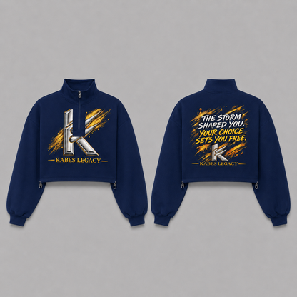 Women’s Mock-Neck Quarter-Zip Sweatshirt