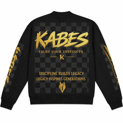 KABES Legacy Wolf Bomber Jacket  (Color options: Black / White) (Copy)